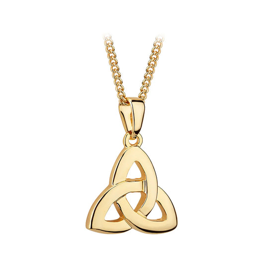 Gold Plated Trinity Pendant