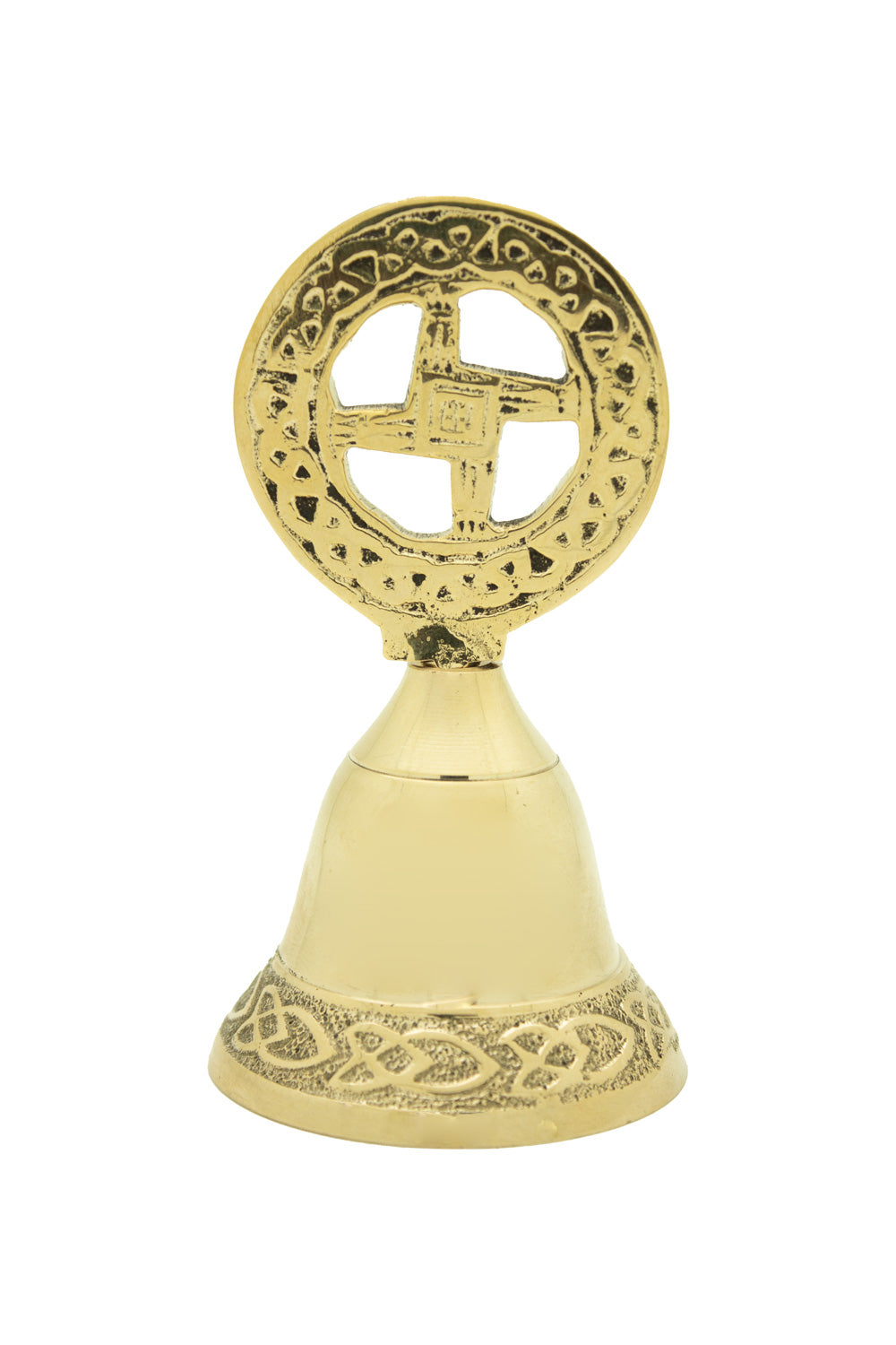 St. Brigid's Cross Brass Bell