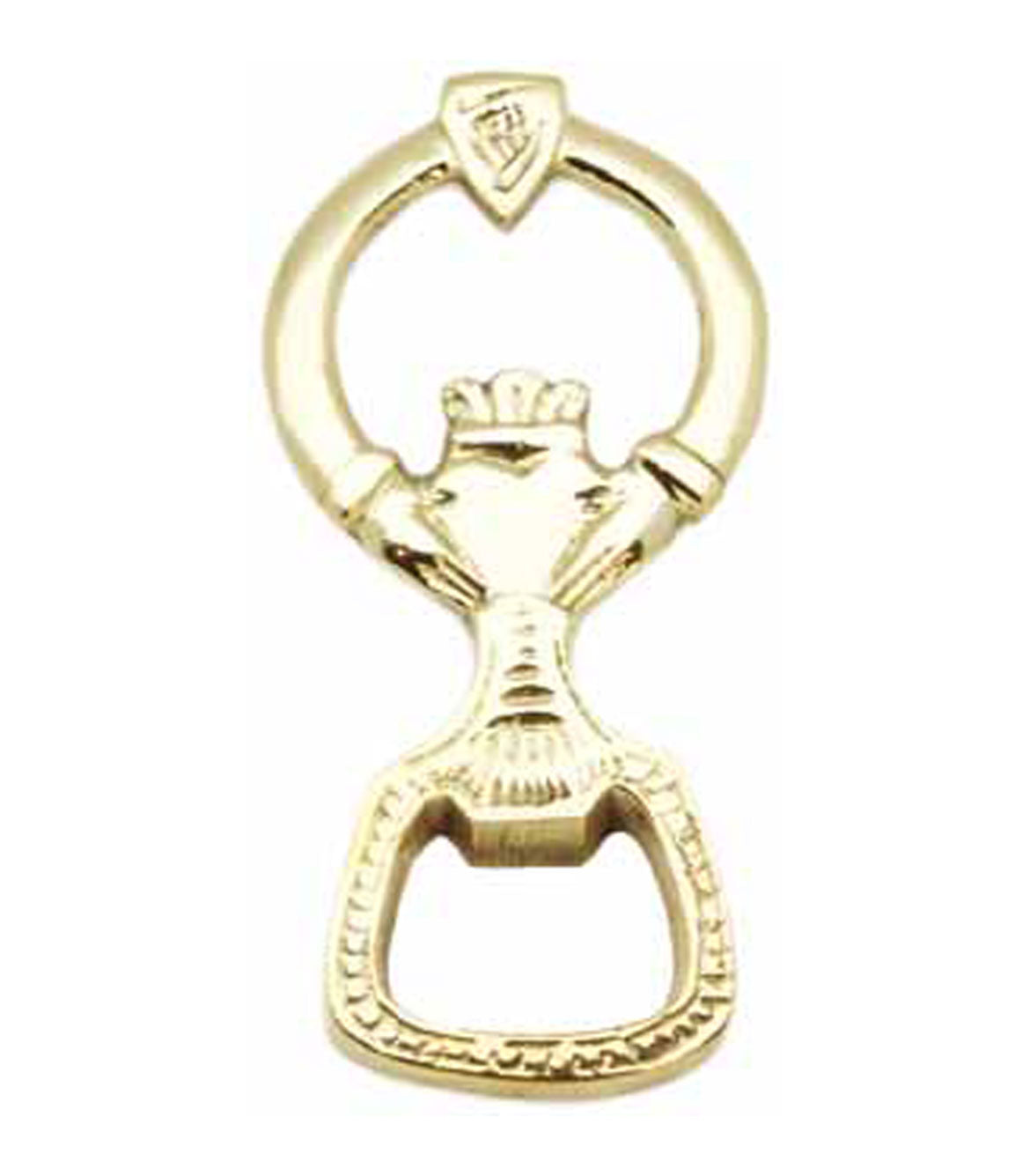 Liffey Artefacts Brass Claddagh Bottle Opener