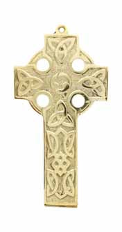 Liffey Artefacts Brass Celtic Cross