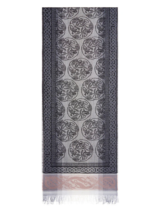 Jimmy Hourihan Extra Soft Celtic Motif Scarf
