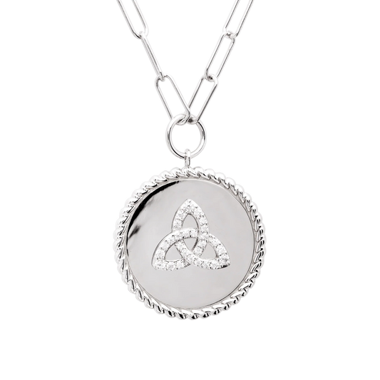 Celtic Paper Clip Medallions-Trinity