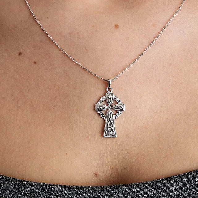 Shanore Double Sided Sterling Silver Celtic Cross