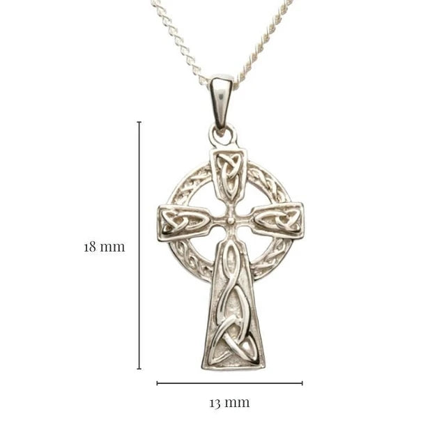 Shanore Double Sided Sterling Silver Celtic Cross