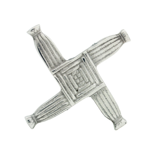 White Antique St. Bridgid's Cross