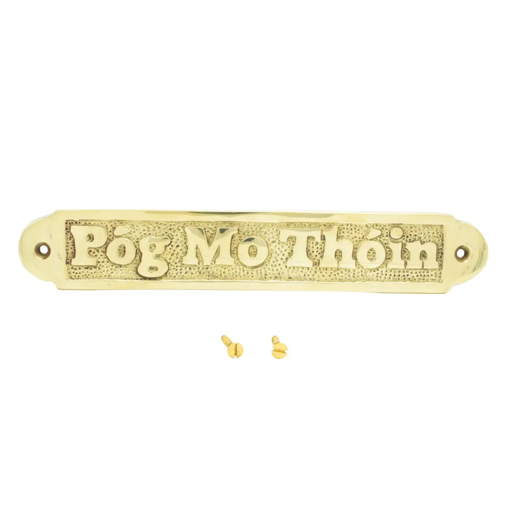 Liffey Artefacts Pog Mo Thoin Wall Plaque