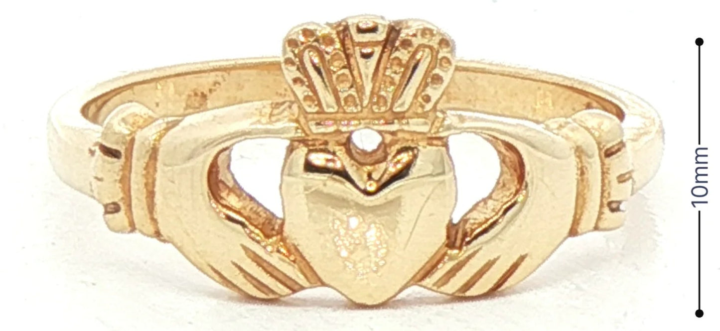 Men's 10K Gold Claddagh by Facet
