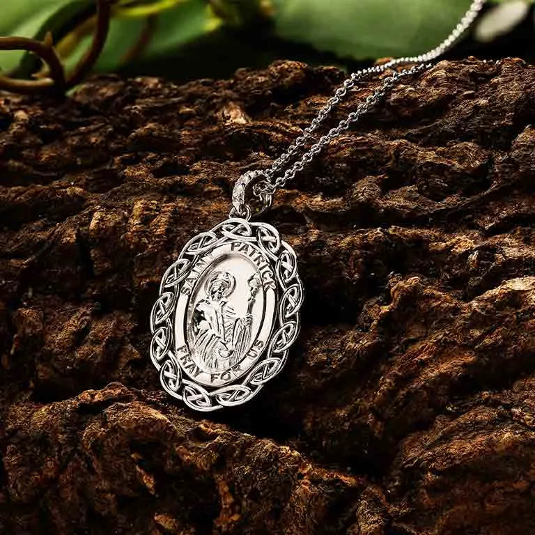 Shanore Sterling Silver Celtic St. Patrick's Medal