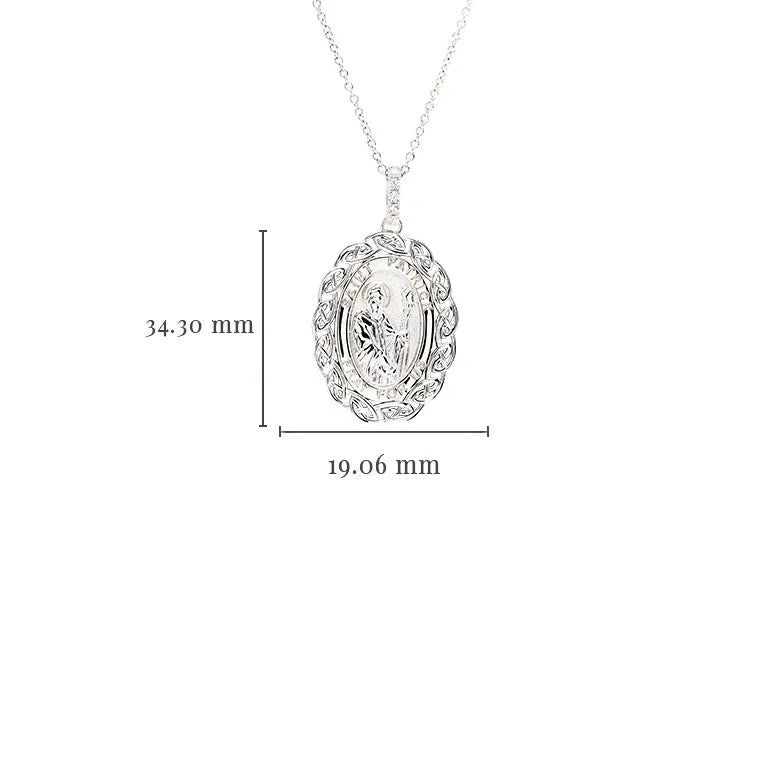 Shanore Sterling Silver Celtic St. Patrick's Medal