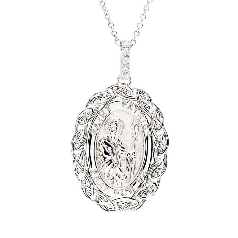 Shanore Sterling Silver Celtic St. Patrick's Medal