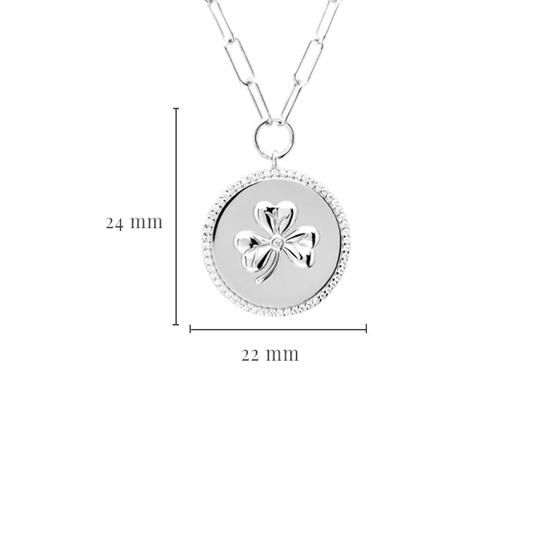 Celtic Paper Clip Medallions-Shamrock