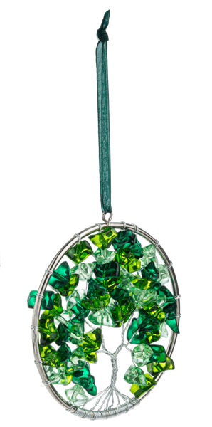 Green Family Tree of Life Hanging Ornament