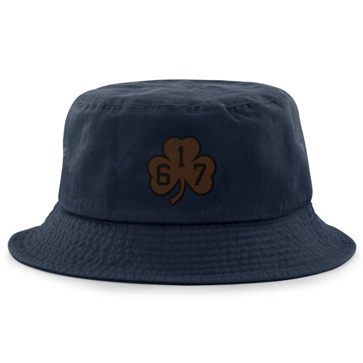 716 Shamrock Leather Patch Bucket Hat