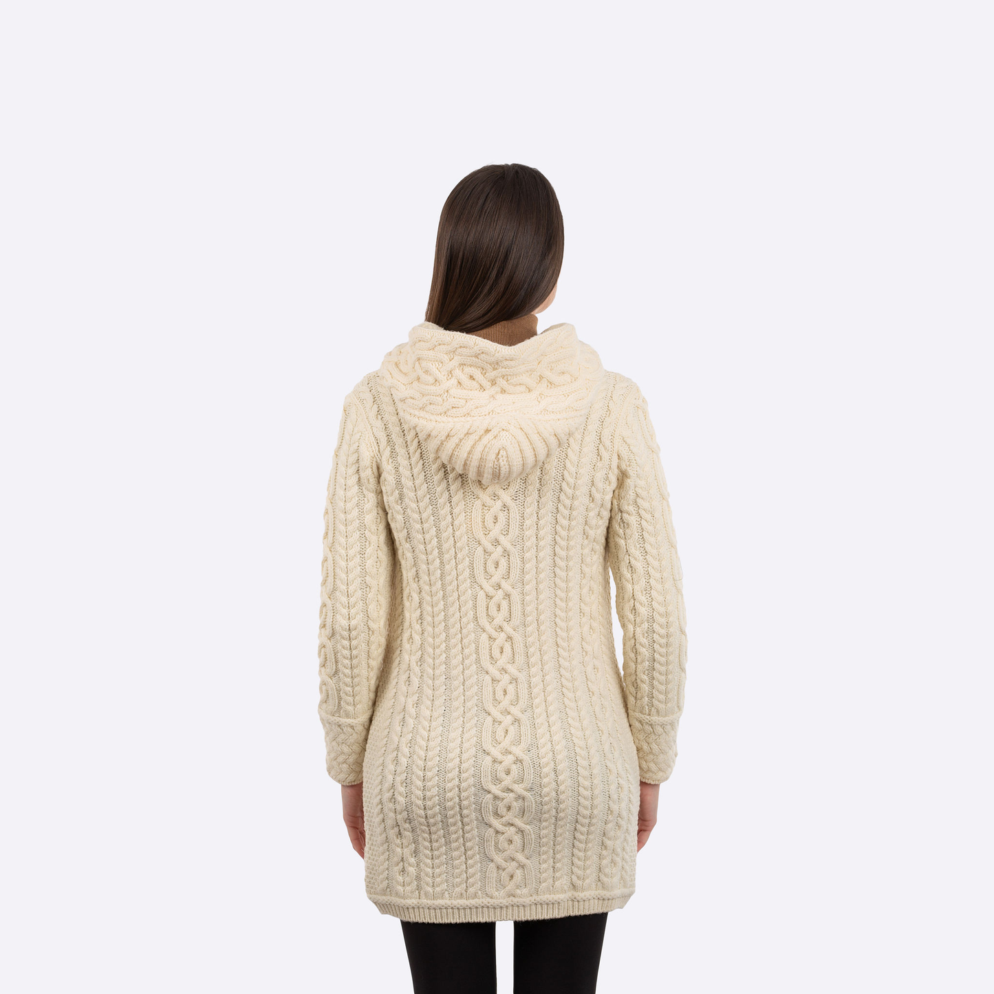 Cable Knit Aran Coat - 2 Color Variations