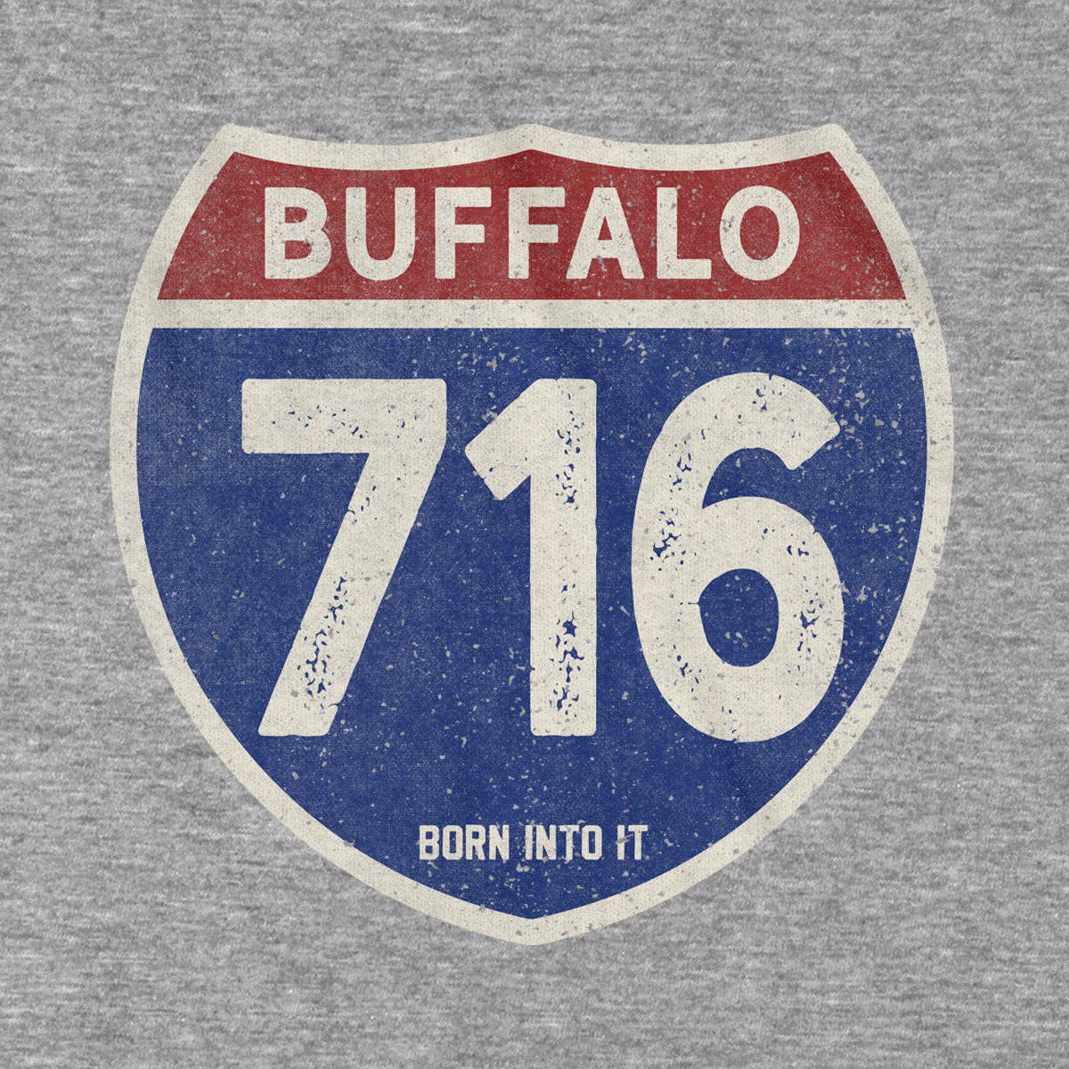 Buffalo 716 Interstate Sign T-Shirt
