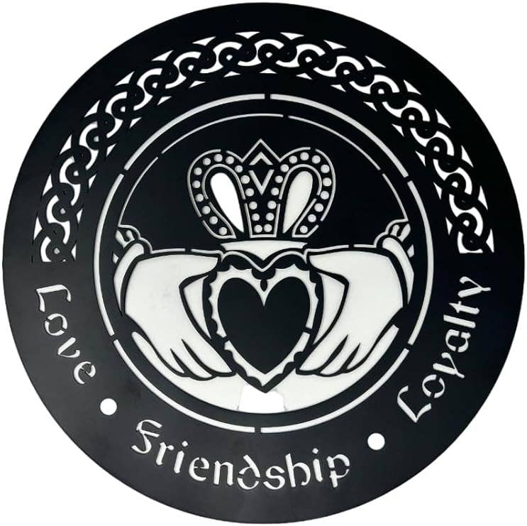 Exclusively Irish Claddagh Round-Shaped Wall Hang