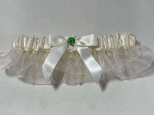 Green Shamrock Garter