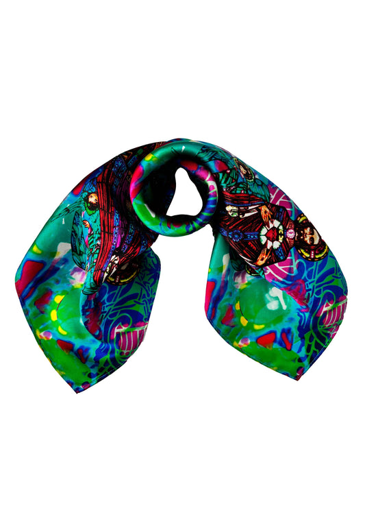 Sacred Heart Silk Scarf