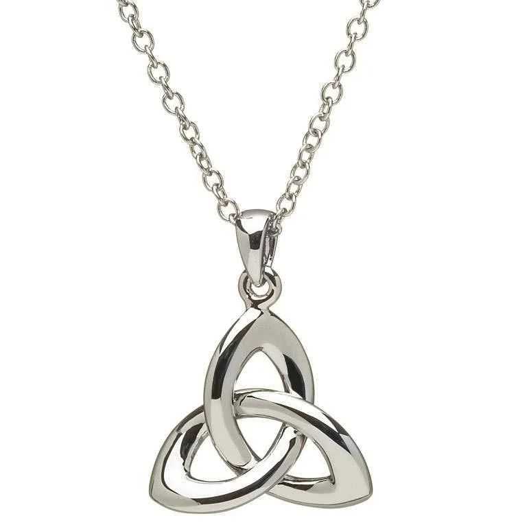 Shanore Sterling Silver Chunk Trinity Knot