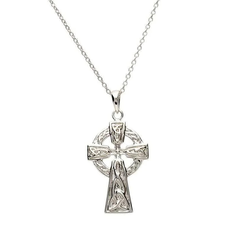 Shanore Sterling Silver Large Celtic Cross