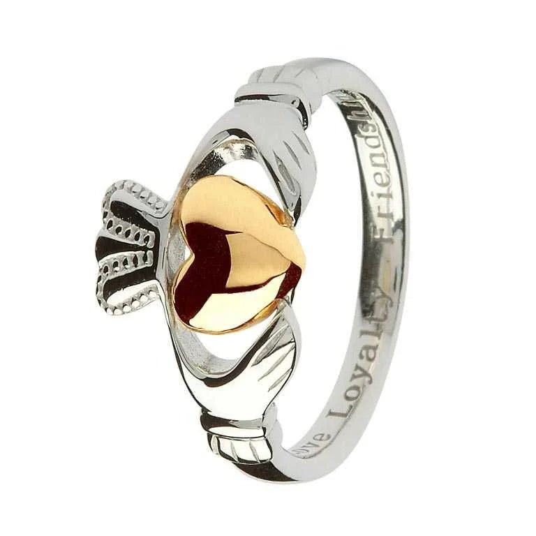 Heart of Gold Claddagh Ring