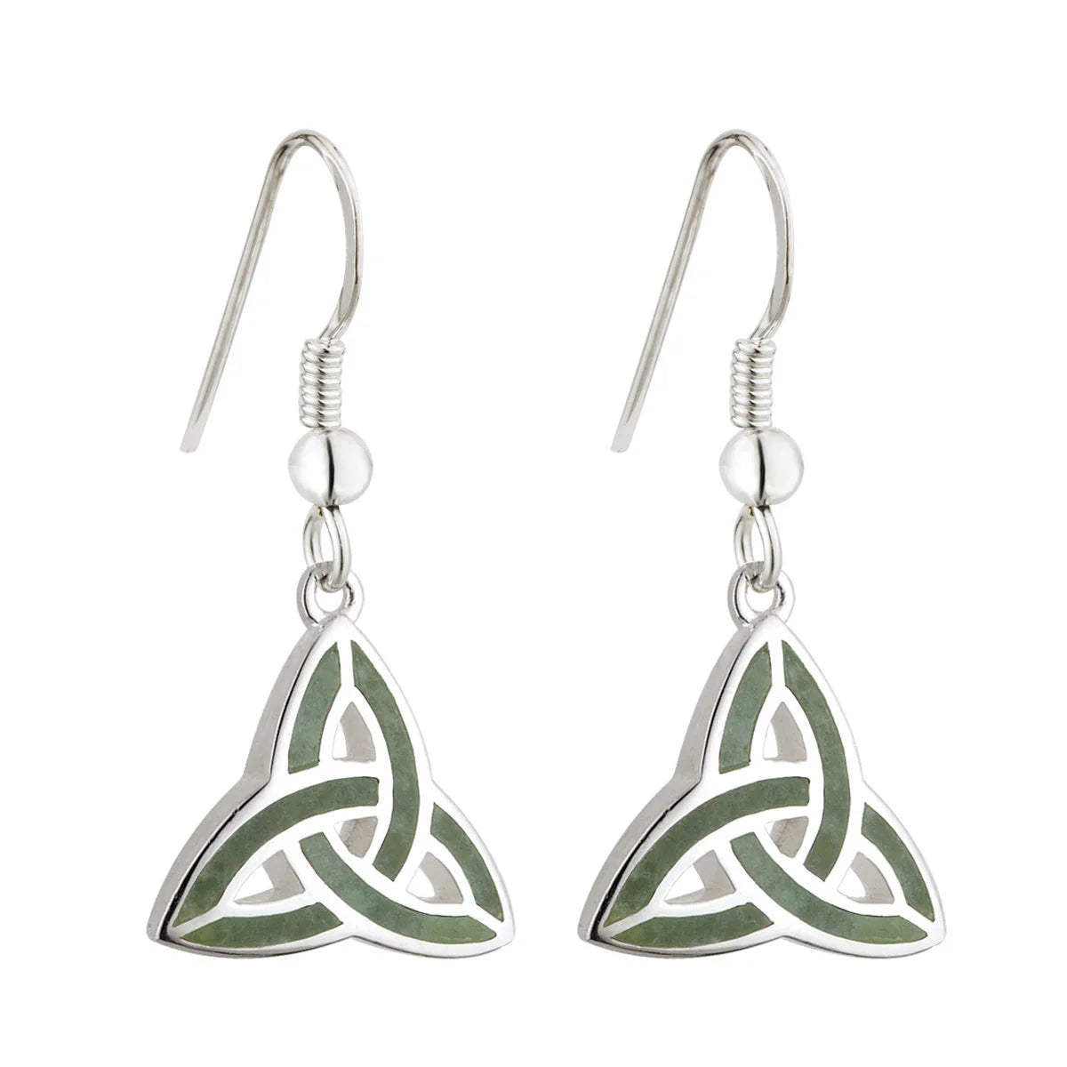 Sterling Silver Trinity Connemara drops