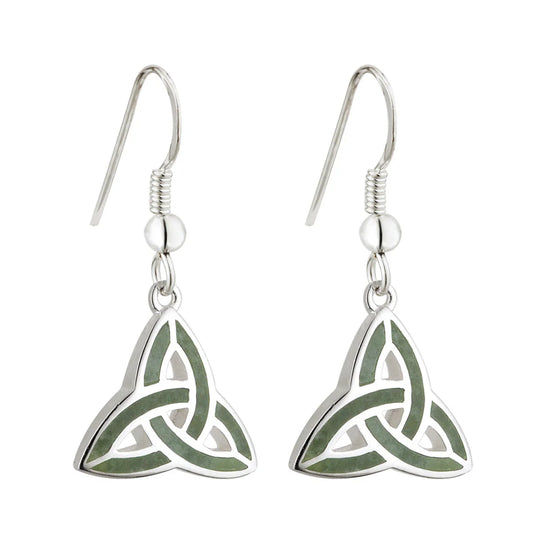 Sterling Silver Trinity Connemara drops