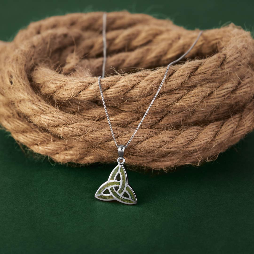 Solvar Connemara Marble Trinity Pendant