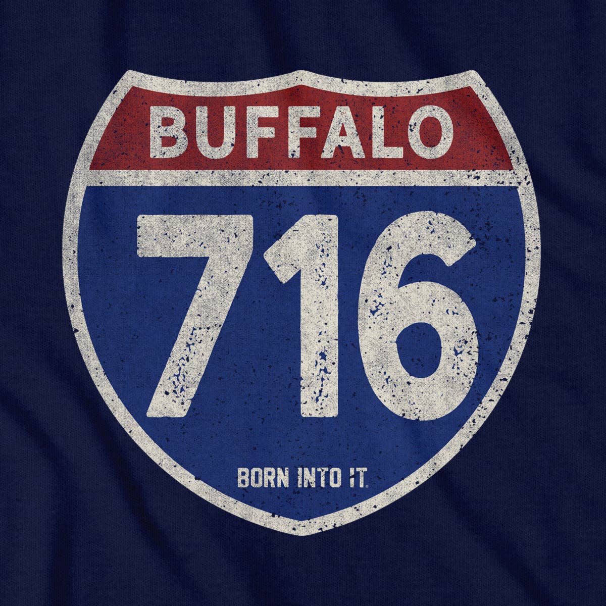 Buffalo 716 Interstate Sign T-Shirt