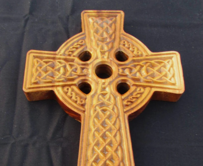 Oak Celtic Cross