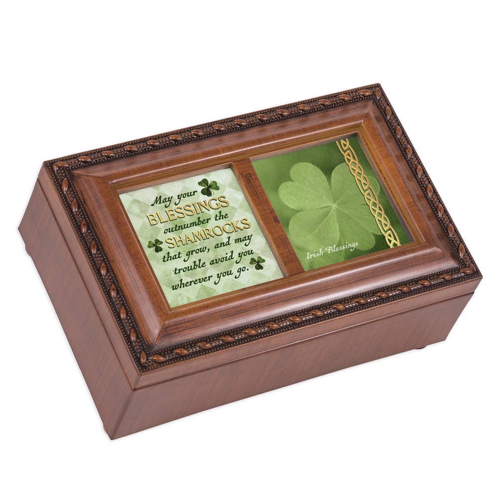 Blessings Outnumber Shamrocks Music Box