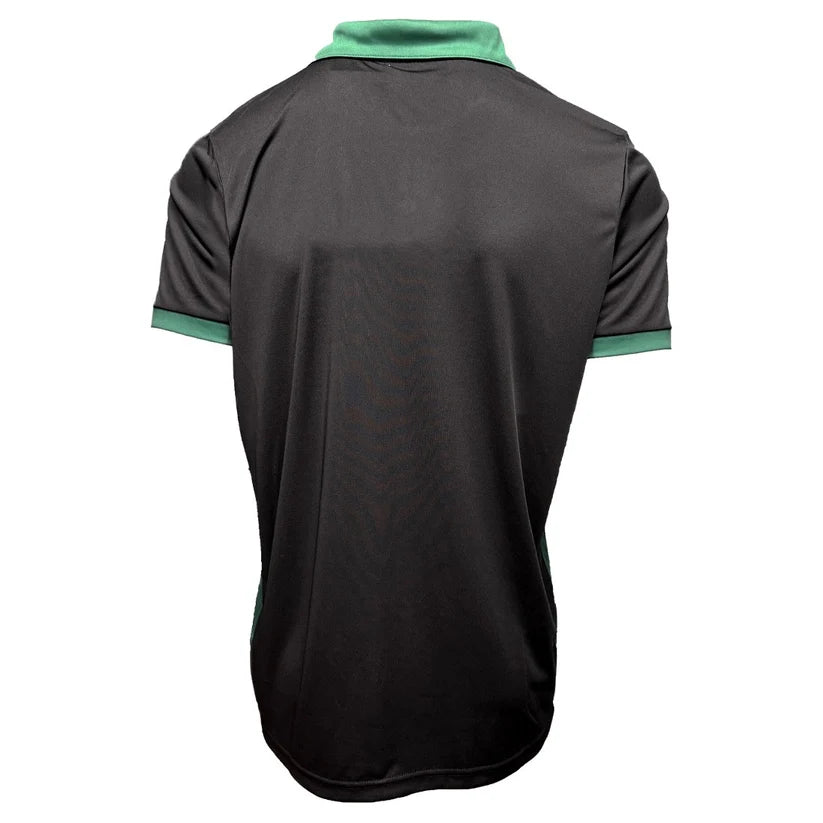 Lansdowne Ireland Shamrock Performance Polo Shirt in Black & Green