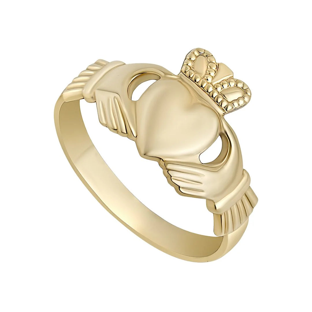 Solvar Gents 10Kt Gold Claddagh Ring
