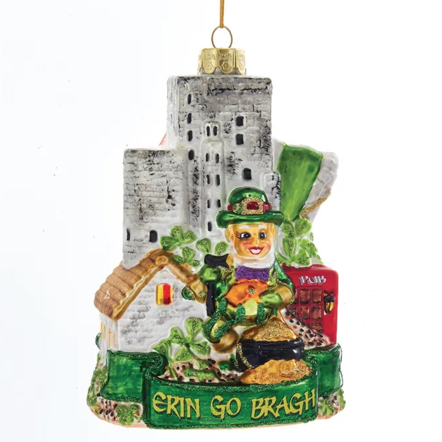 Noble Gems Ireland Cityscape glass ornament
