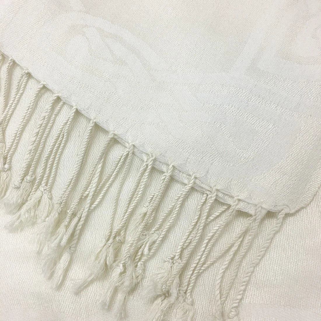 Patrick Francis Ireland White Pashmina Scarf