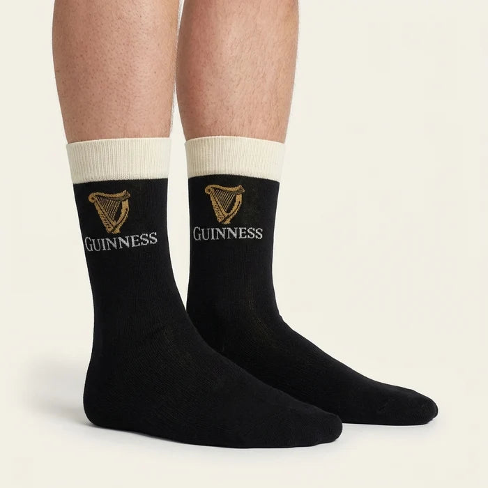 Guinness Pint Crew Socks - Black