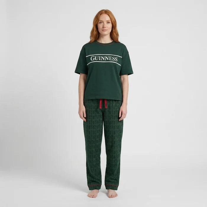 Guinness Unisex 2-Piece Pajama Set - Green