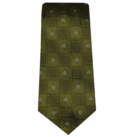 Patrick Francis Silk Tie-Green Trinity
