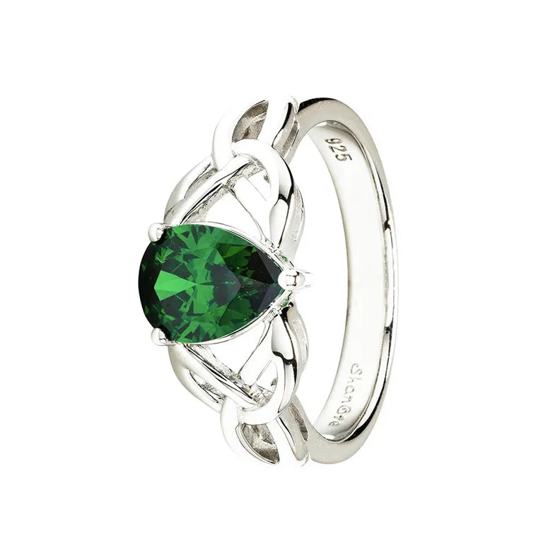 Trinity Knot Emerald Ring