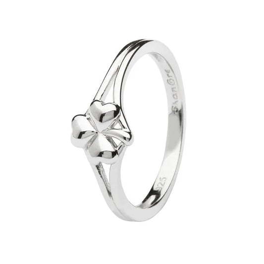 Shanore Sterling Silver Shamrock Ring